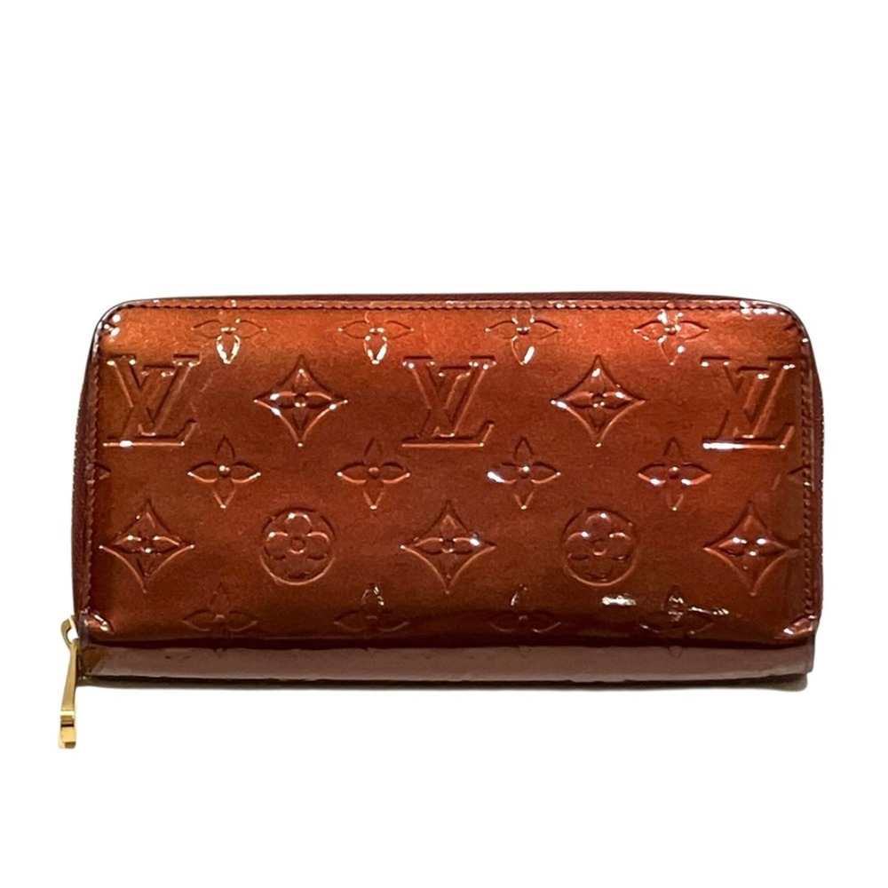Louis Vuitton Zippy Wallet Long Monogram Vernis Patent Leather M91536